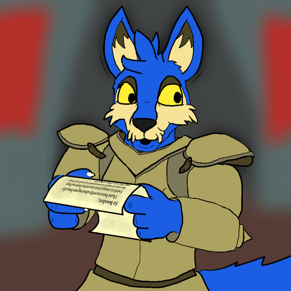 Jeran holds a letter, and has a surprised expression from reading it